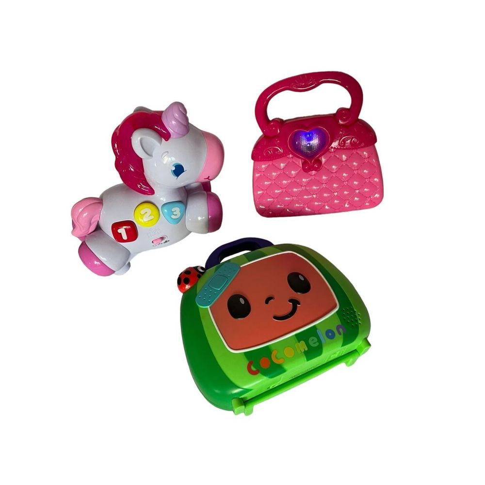 Toddler Toys Bright Starts Crawling‎ Unicorn Cocomelon Doctor Purse